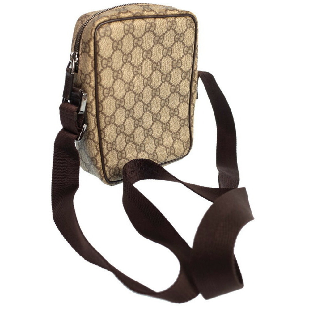 Gucci Crossbody Monogram Plus Brown Messenger Bag GG Flat